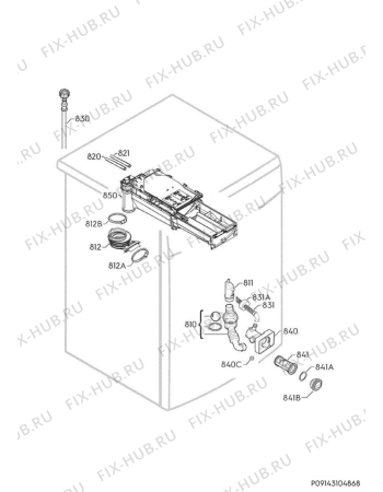 Взрыв-схема стиральной машины Zanussi ZWH7120 - Схема узла Hydraulic System 272